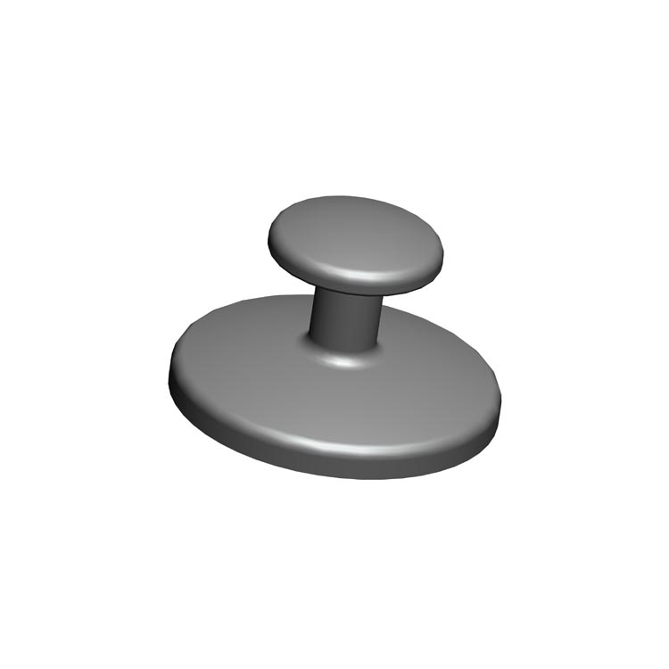 Weldable Lingual Buttons Round